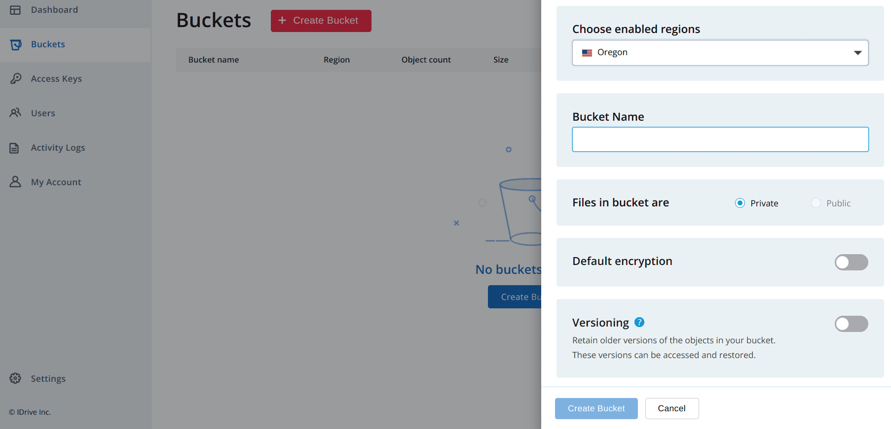 S3 backup using IDrive in Webuzo: How to configure-2.png